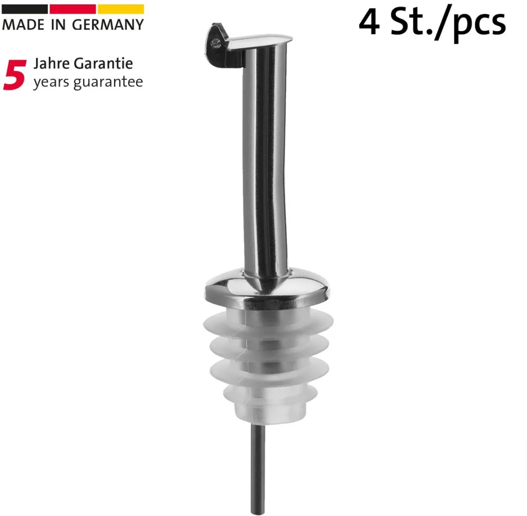 Westmark 455322E3 Spirits/Oil Pourer - 4 Stuks - RVS/Siliconen - afbeelding 6 van 6