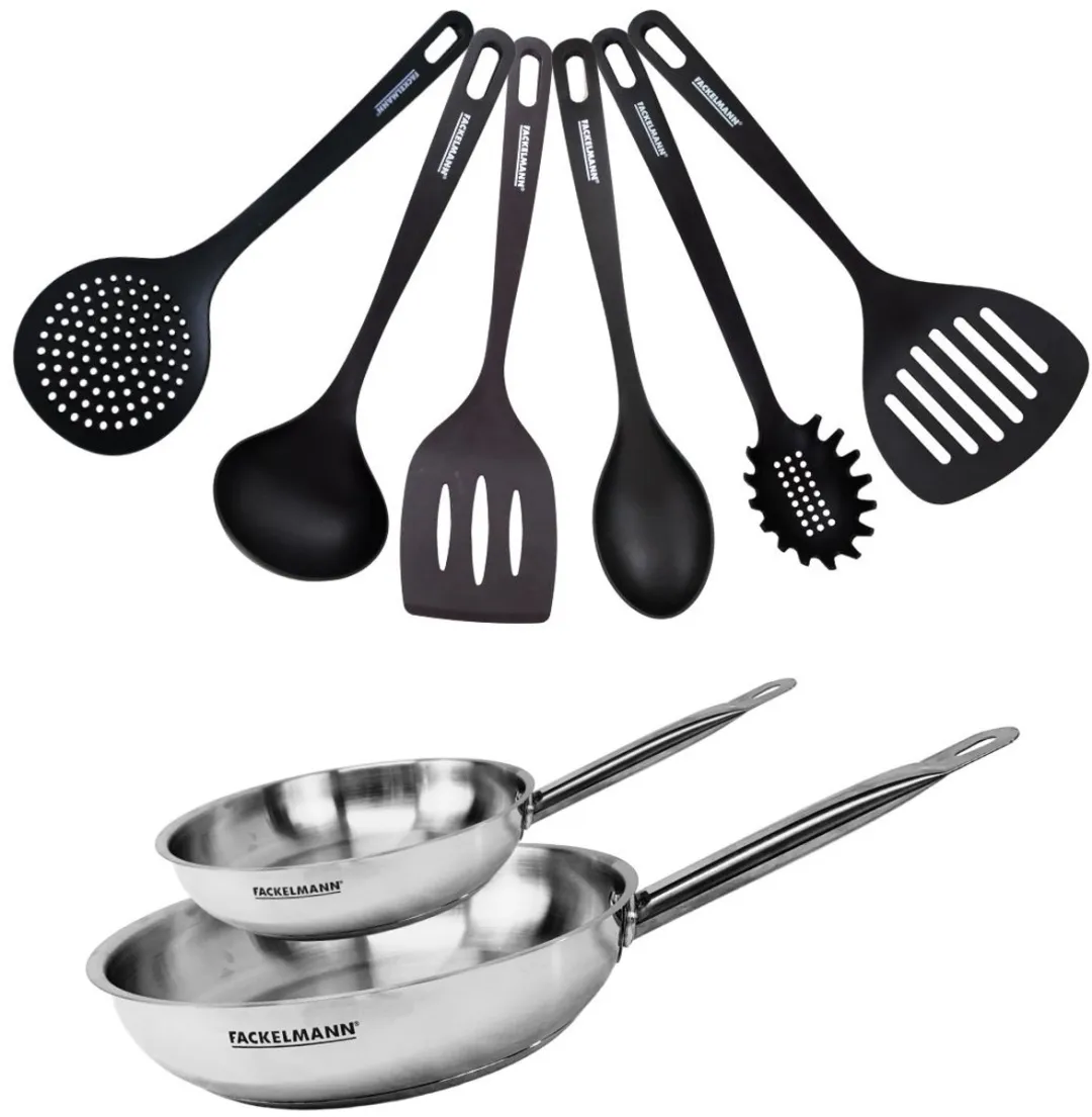 Fackelmann Eterna 9438550B88 Pannen 20/28cm - Roestvrij staal - Inductie