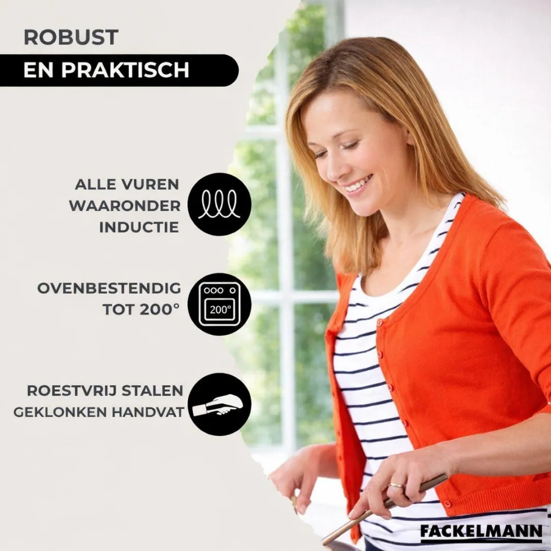 Fackelmann Eterna 9438550B88 Pannen 20/28cm