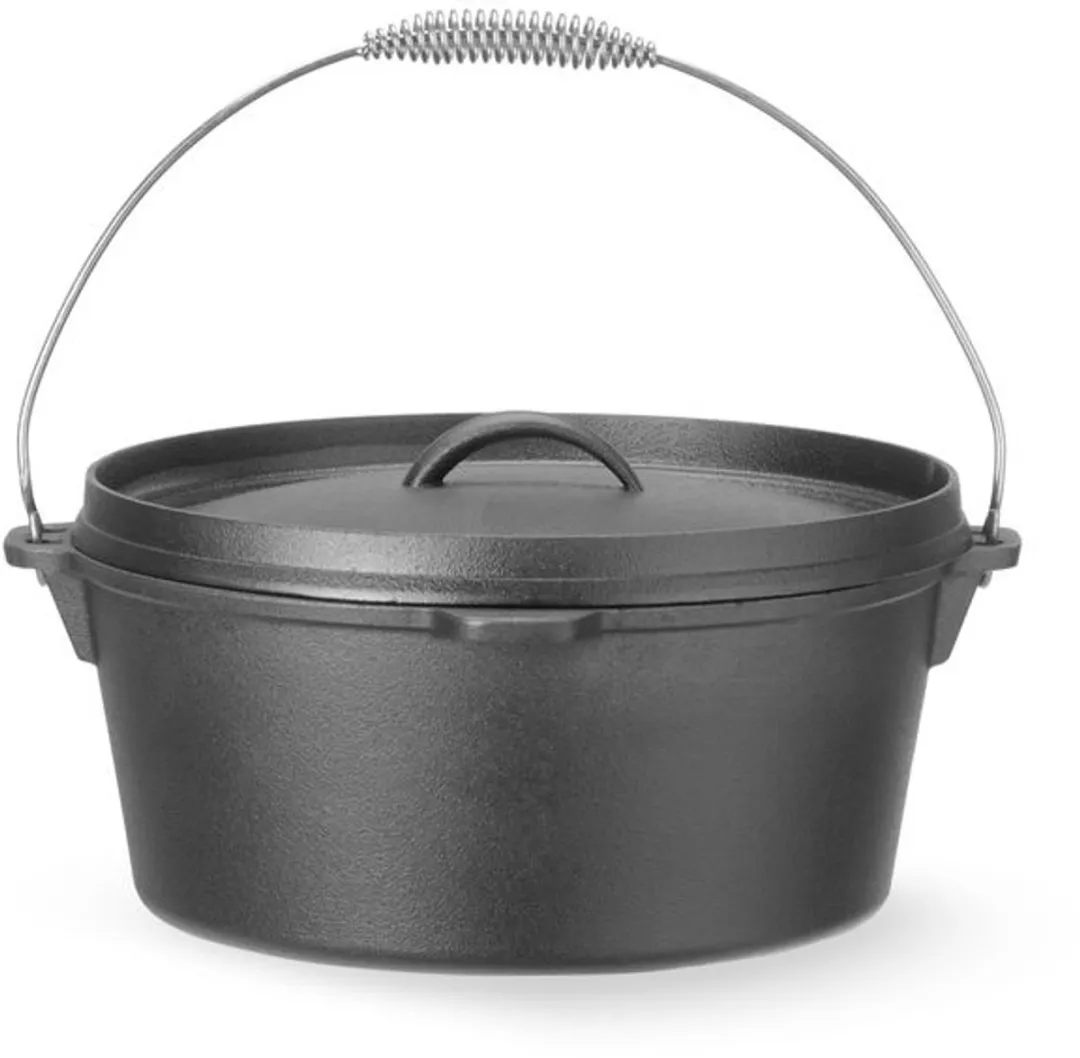 HENDI Gietijzeren Pan 7,2L - Zwart - Ø310mm