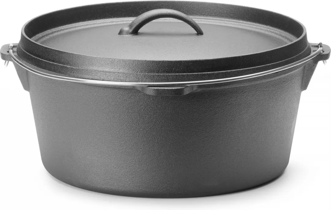 HENDI Gietijzeren Pan 7,2L - Zwart - Ø310mm - afbeelding 6 van 6