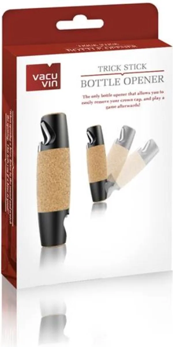 VacuVin Trick Stick Flesopener - Bruin