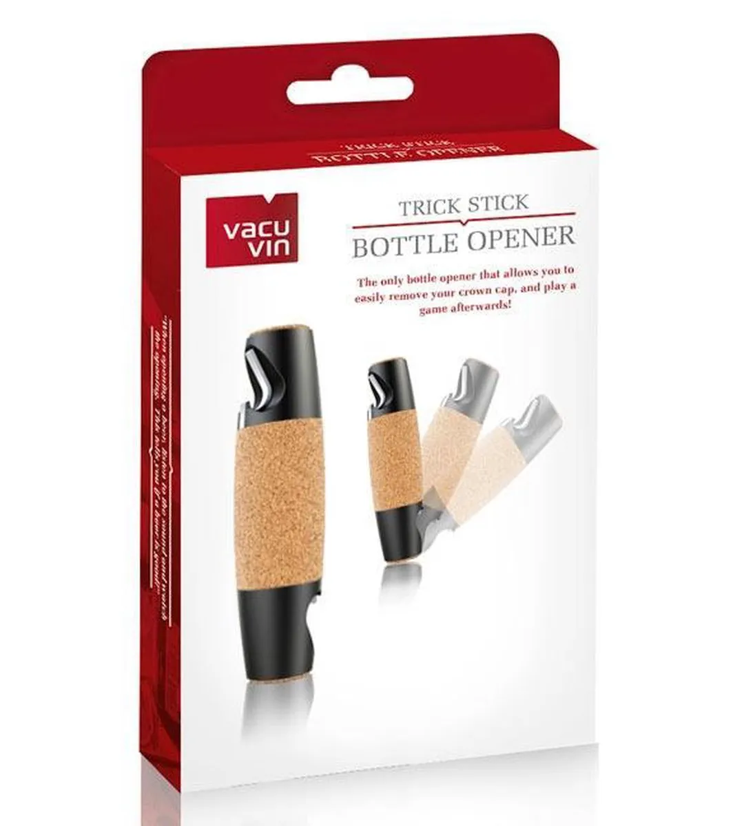 VacuVin Trick Stick Flesopener - Bruin