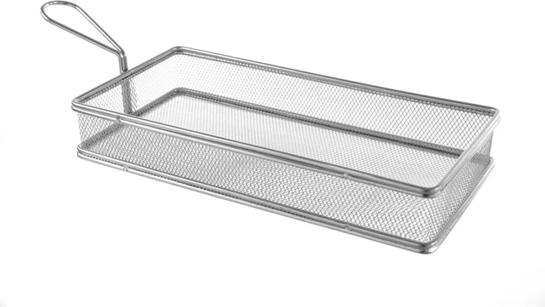 HENDI Mini Frietmandje RVS 27.5x13x4.5cm