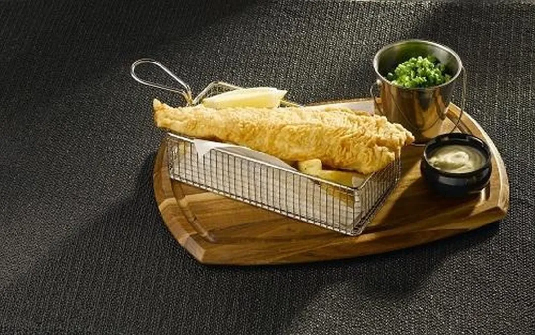HENDI Mini Frietmandje RVS 27.5x13x4.5cm