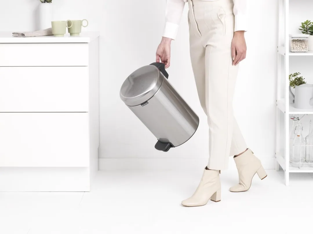 Brabantia NewIcon Prullenbak 12L - Matt Steel Fingerprint Proof