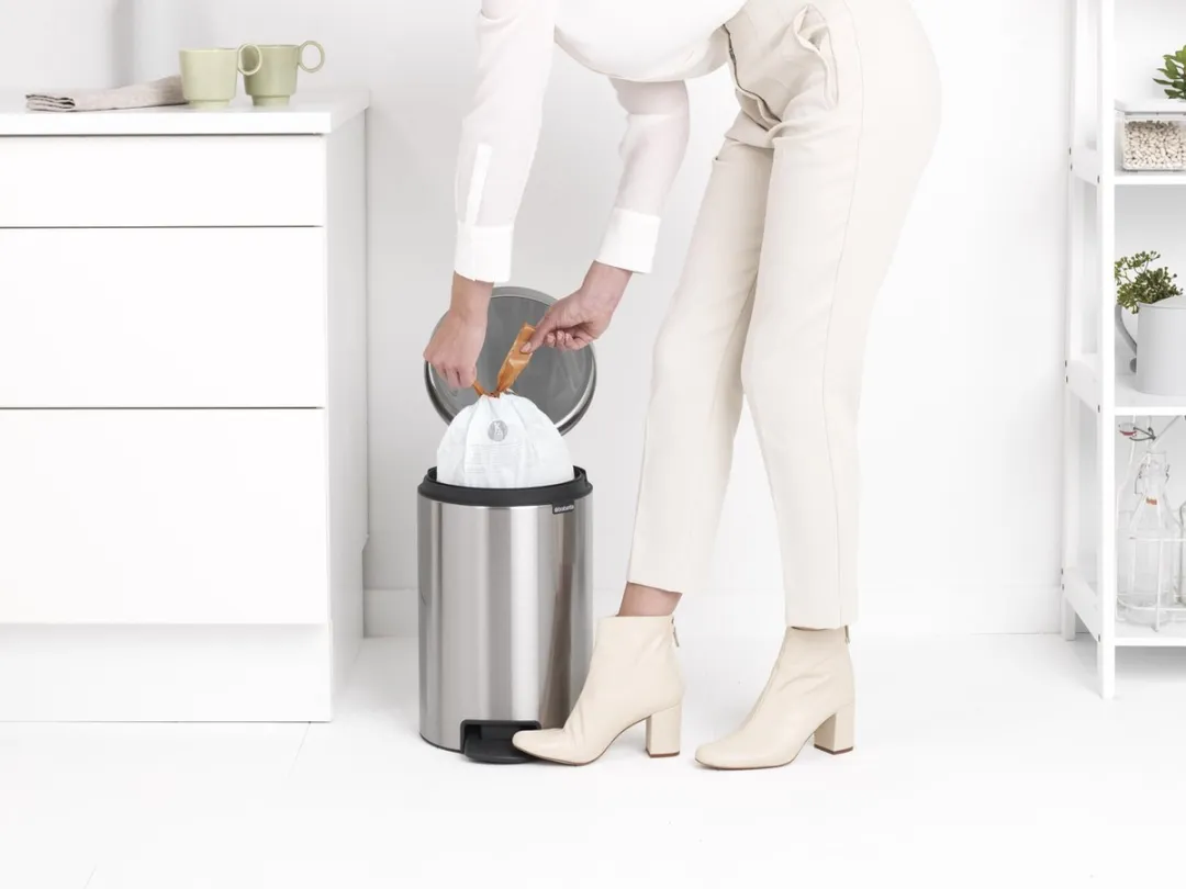 Brabantia NewIcon Prullenbak 12L - Matt Steel Fingerprint Proof