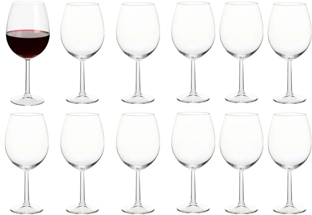 Excellent Houseware Rode Wijnglazen 580ml