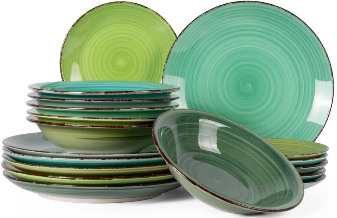 Cookinglife Delice Serviesset Groen 18-delig