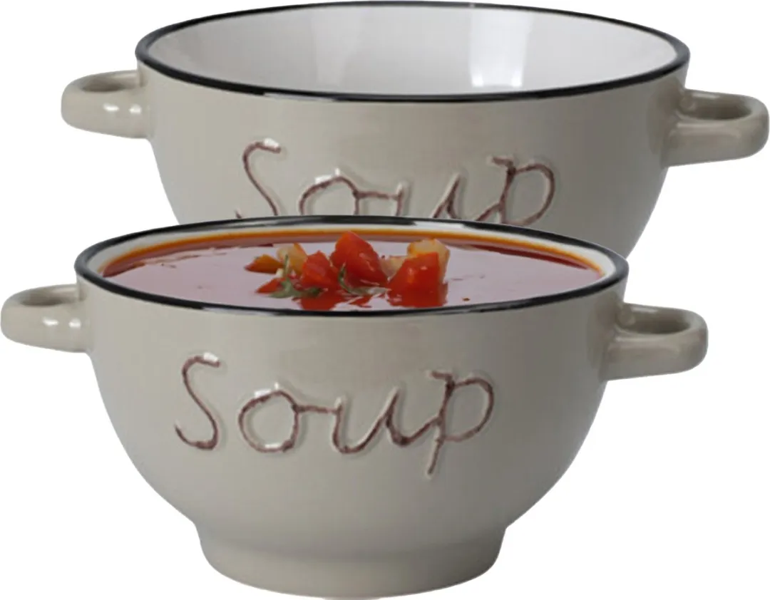 Excellent Houseware Soepkommen Gres