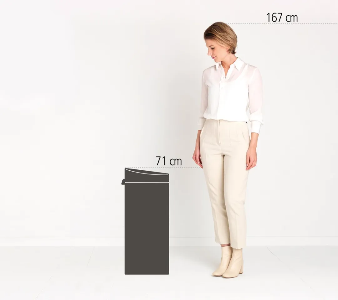 Brabantia Touch Bin Prullenbak 30L - Soft Beige