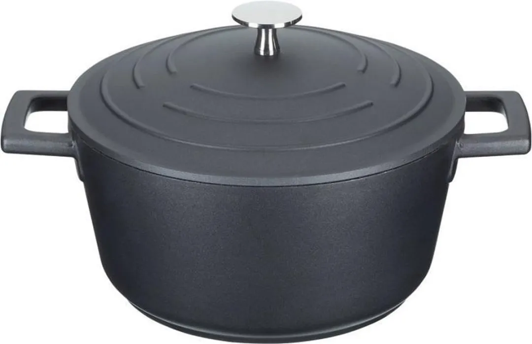 Masterclass Lichtgewicht Braadpan 4L - 24cm - Zwart