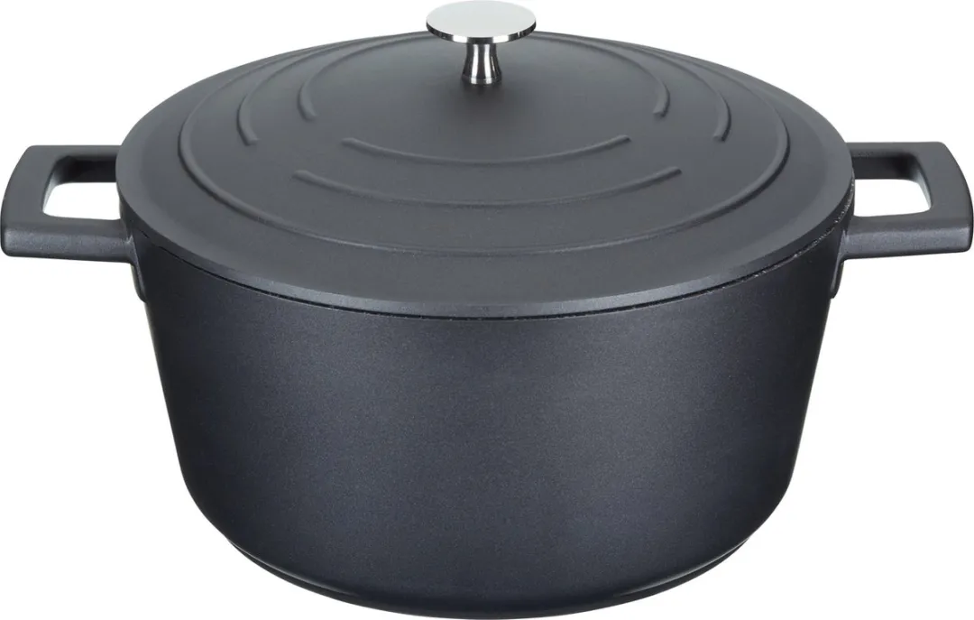 Masterclass Lichtgewicht Braadpan 4L - 24cm - Zwart
