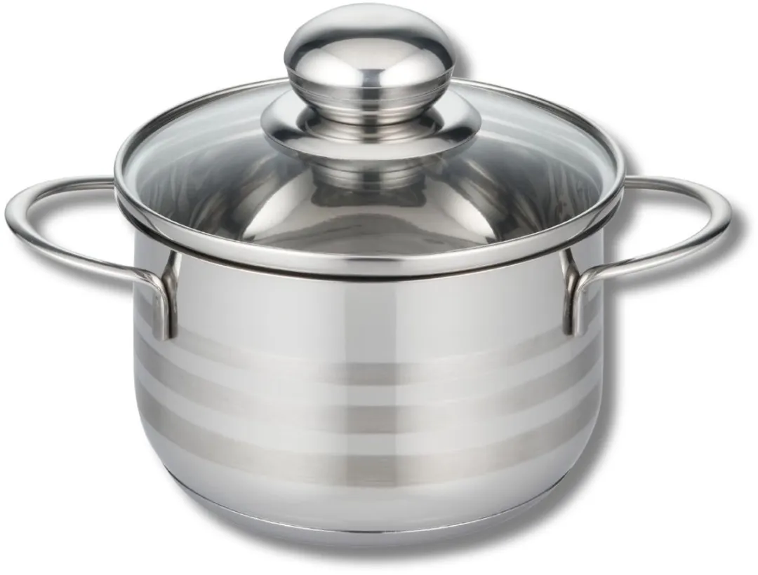 Fackelmann Elo 2221626 Braadpan Inductie 16cm - RVS - Met deksel