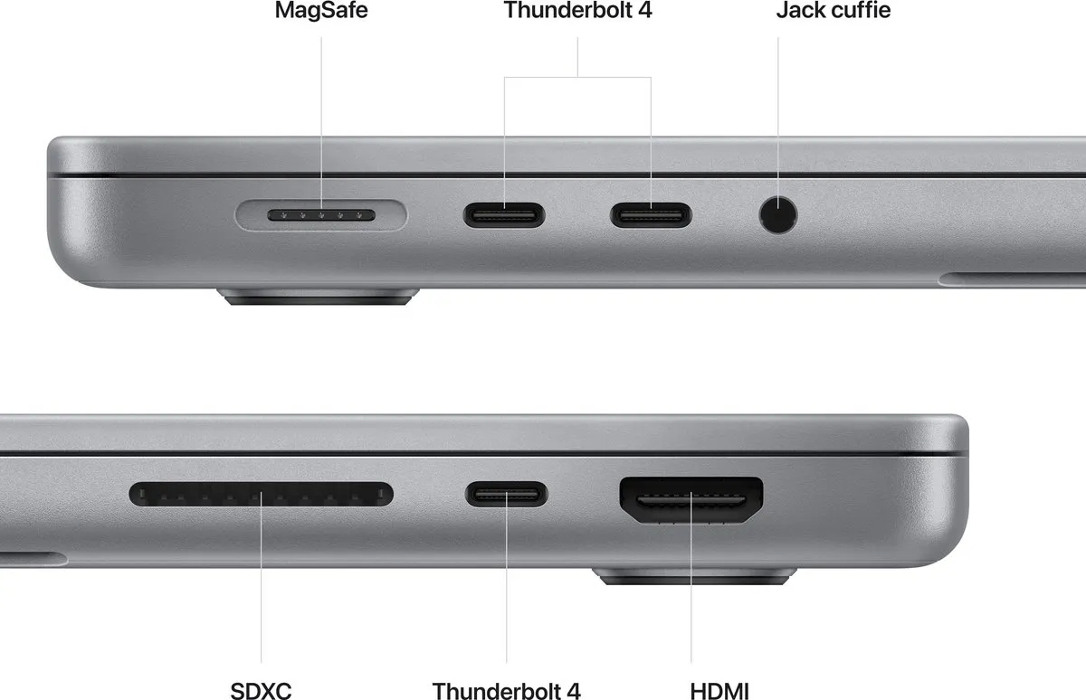 Apple MacBook Pro 14 MPHE3N/A - M2 Pro 512GB Spacegrijs