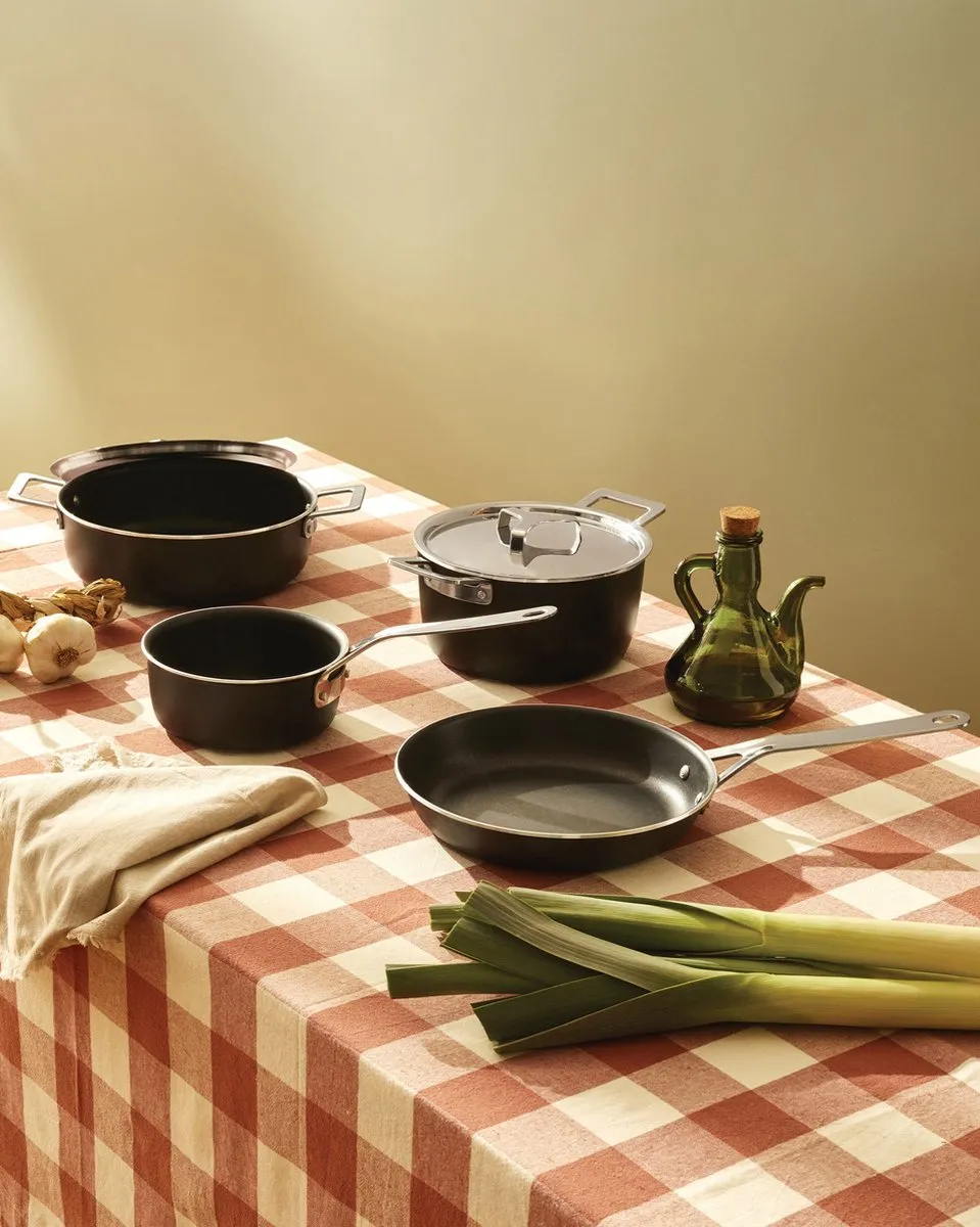 Alessi Jasper Morrison Pannenset AJM100S6 A - 4-delig - Zwart