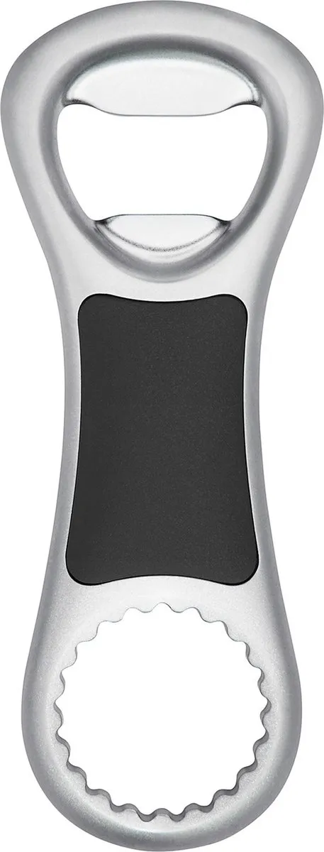 OXO SteeL Flesopener - Zilver/Zwart