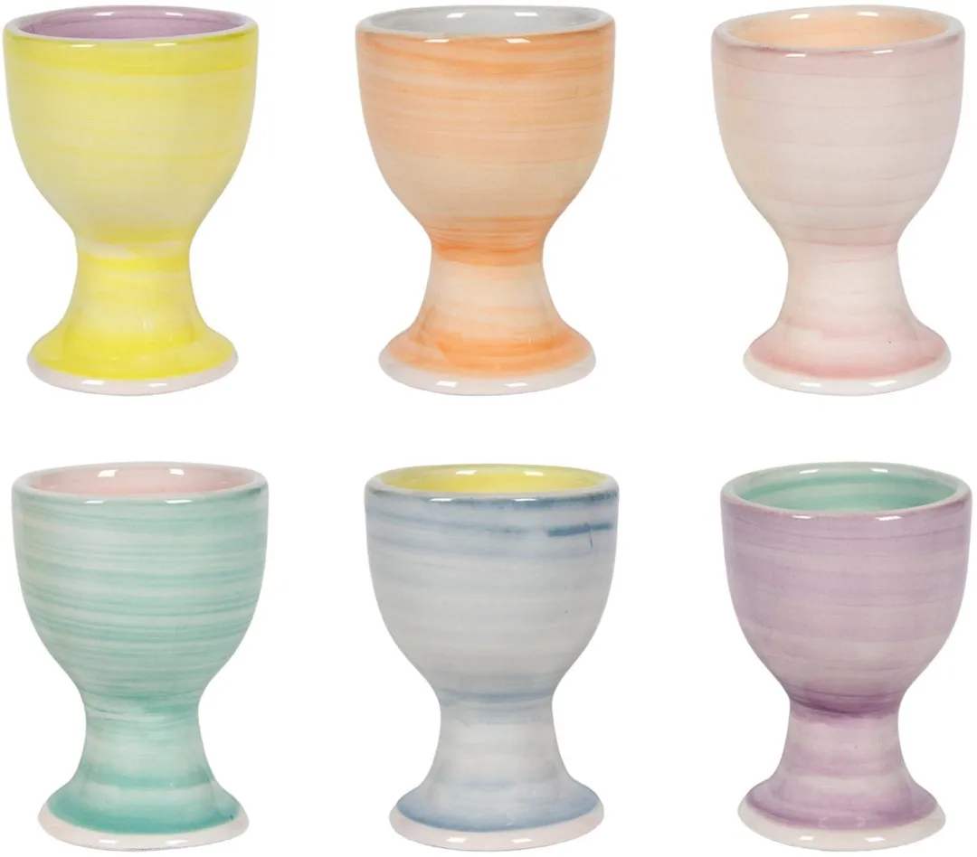 Cookinglife Eierdopjes Pastel Harmony - 6 Stuks