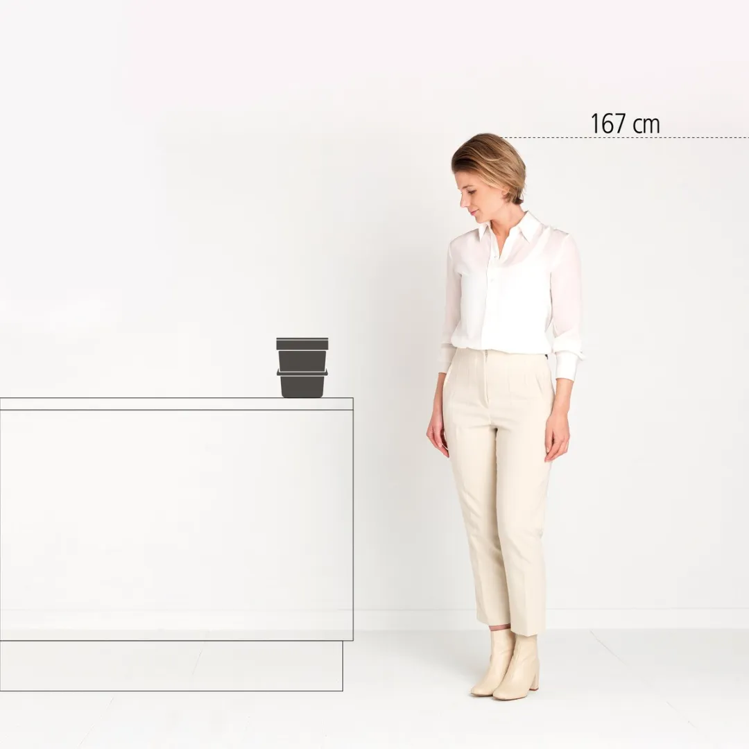 Brabantia Sort & Go Prullenbak 6L - Soft Beige
