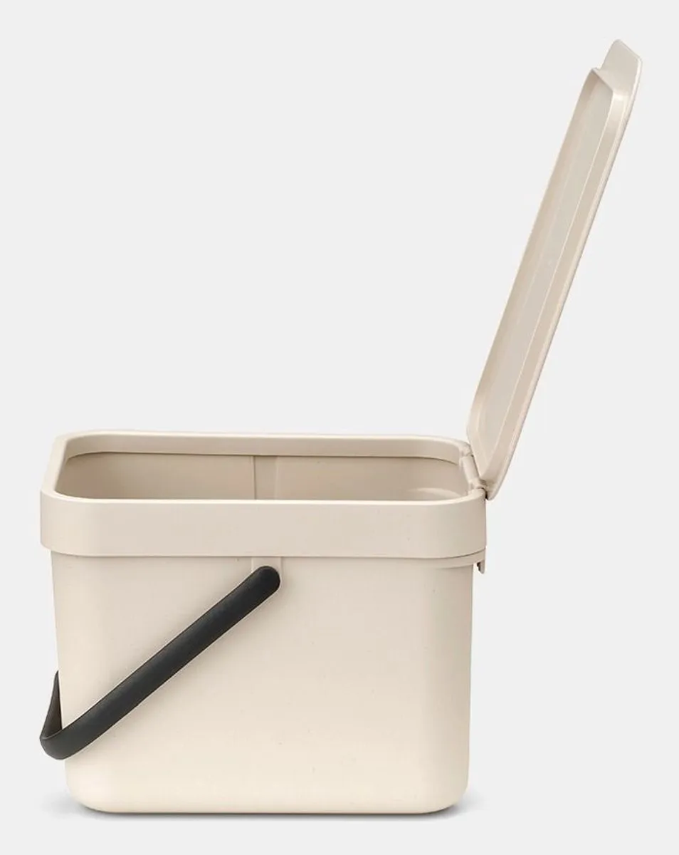Brabantia Sort & Go Prullenbak 6L - Soft Beige