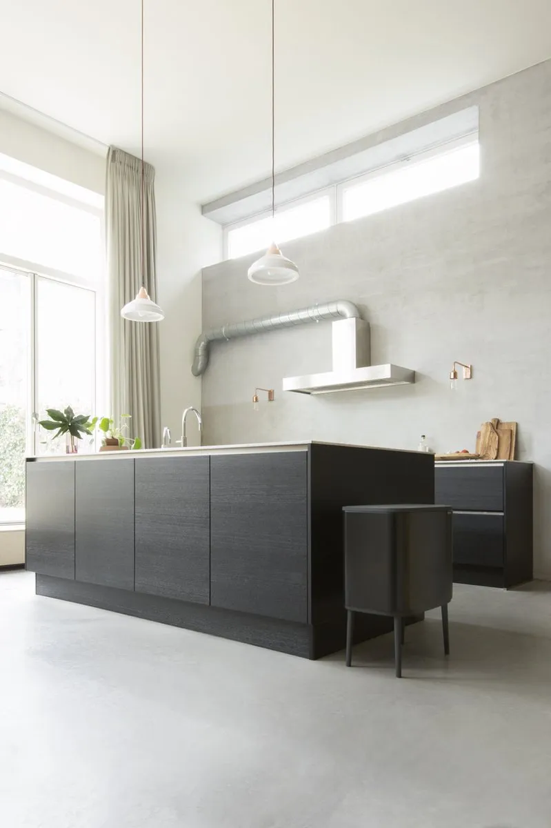 Brabantia Bo Touch Bin Prullenbak 34L - 2 Vakken Matt Black - afbeelding 6 van 6