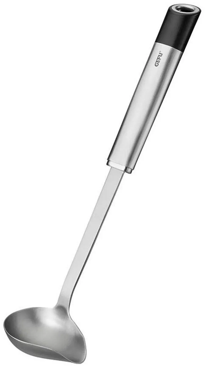 GEFU Primeline Sauslepel 29209 - Zilver/Zwart