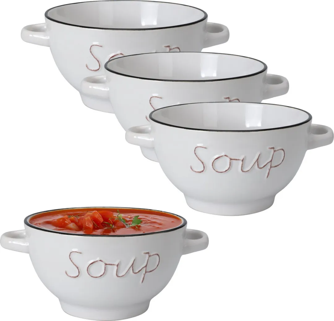 Excellent Houseware Soepkommen Gres