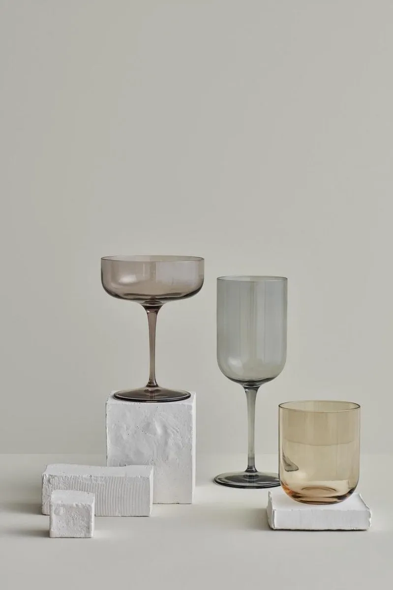 Blomus Fungi Champagneglazen - Set van 4