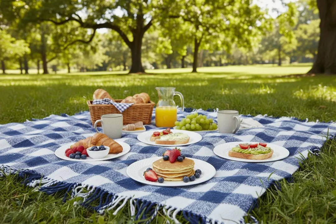 Cookinglife CampVibe Ontbijtborden - 4 Stuks - Ø21cm - Melamine