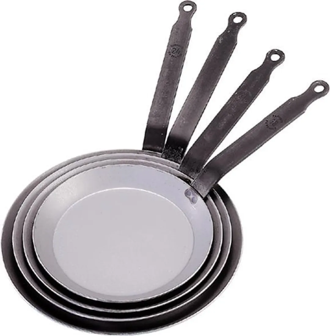 DeBuyer Carbone Plus Crêpe- en Pannenkoekenpan Ø20cm - Plaatstaal