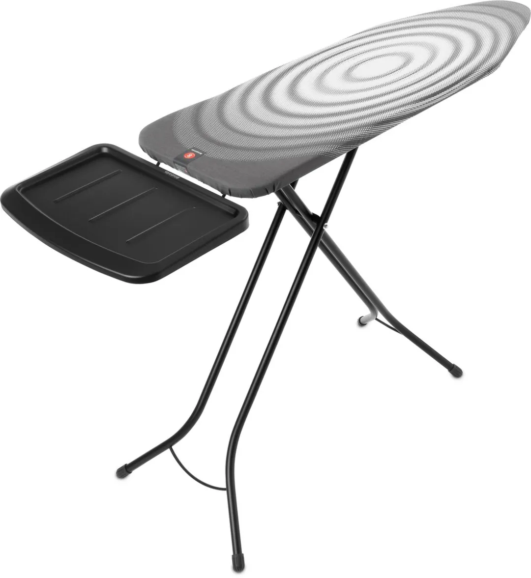 Brabantia Strijkplank B 124x38cm - Stoomgeneratorhouder - Titan Oval