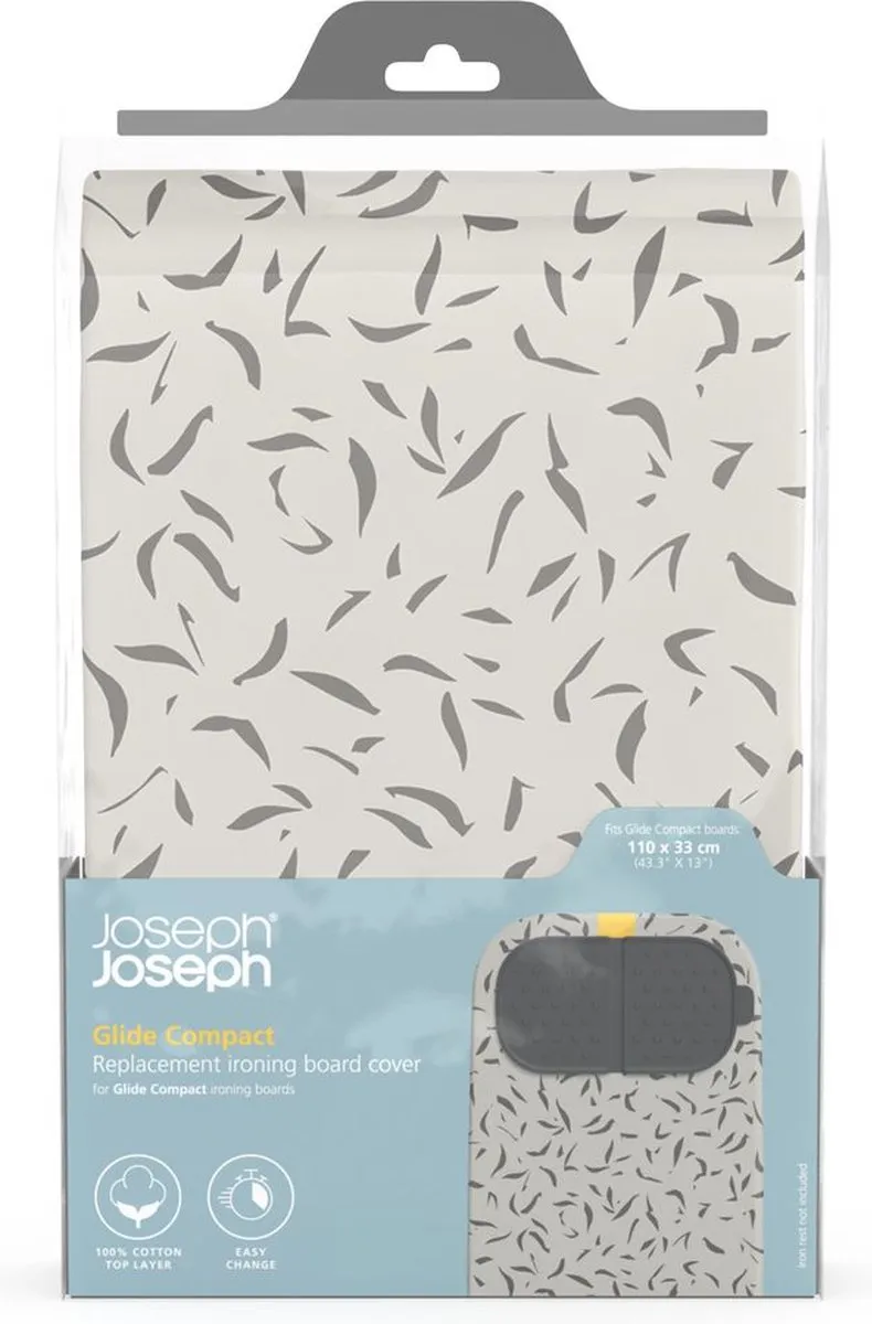 Joseph Joseph Glide Compact Strijkplankovertrek 50048 - 110x33cm - Crème