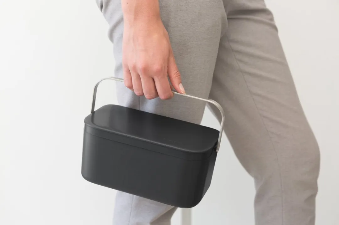 Brabantia SinkSide Afvalbakje 1,8L - Dark Grey