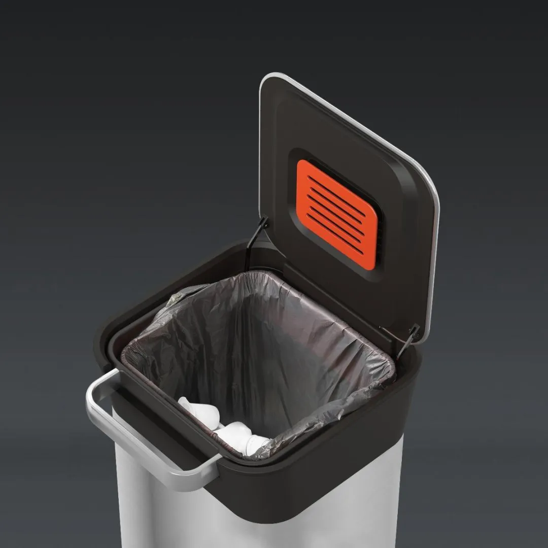 Joseph Joseph Titan Slim Prullenbak 20L - Zilver