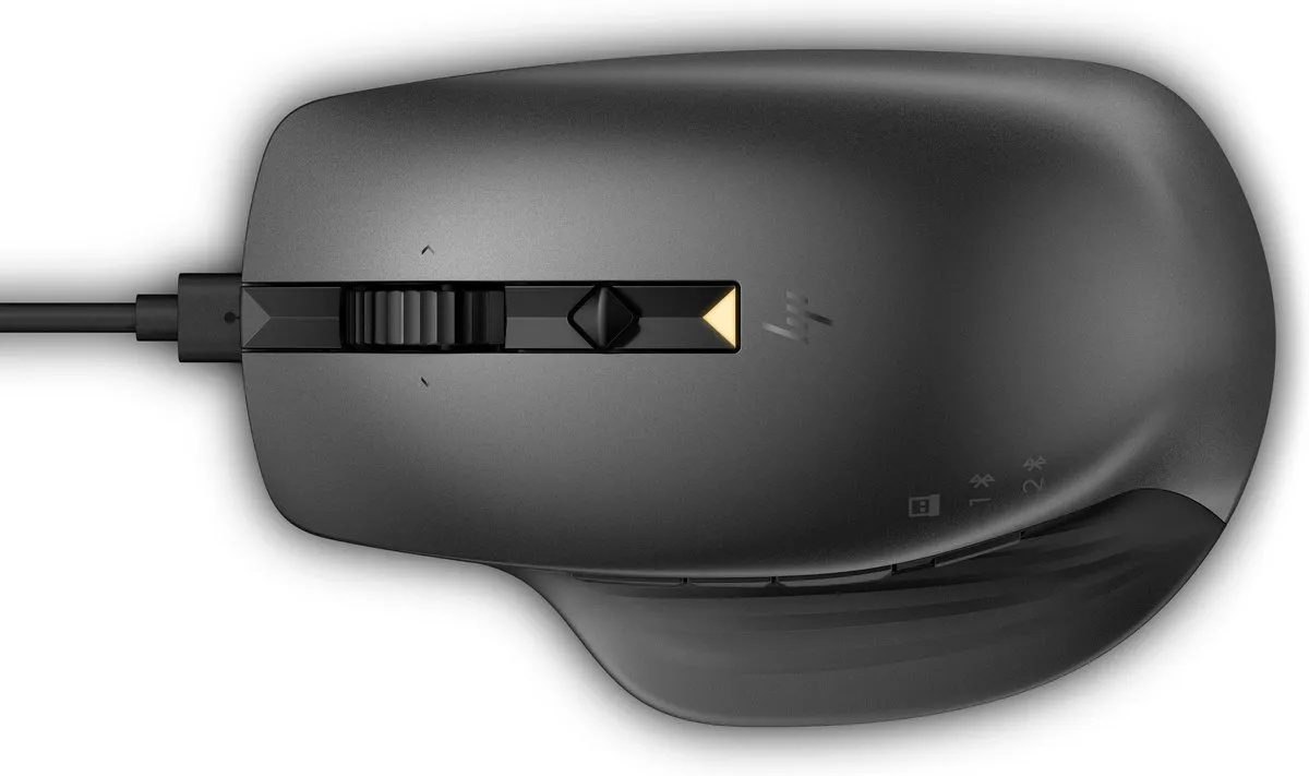 HP 1D0K8AA Creator Draadloze Track-on-Glass Muis - Zwart
