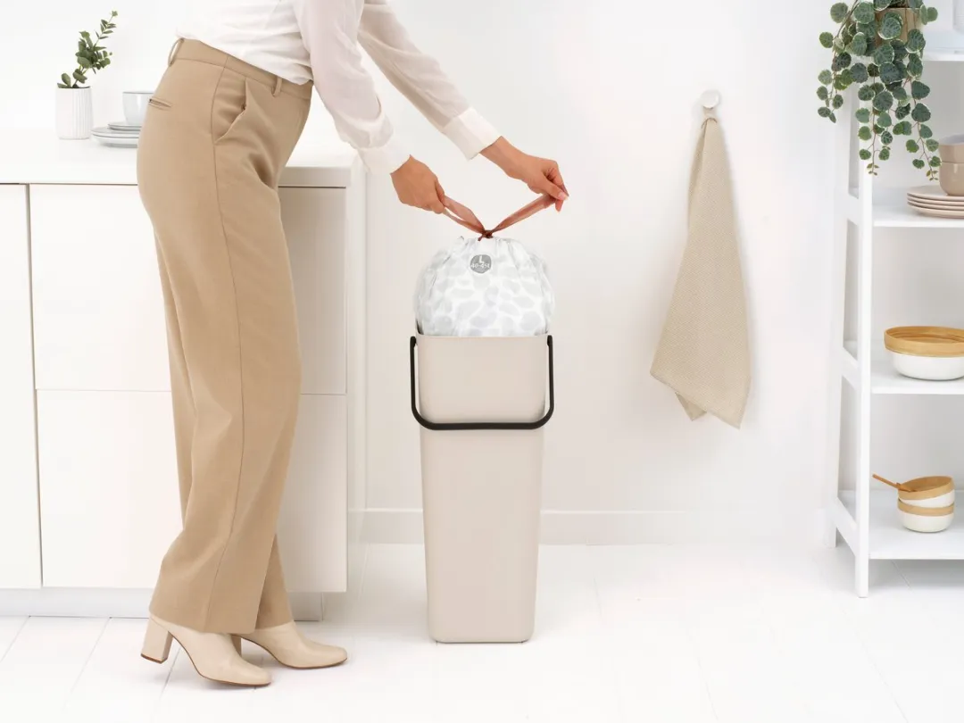 Brabantia Sort & Go Prullenbak 40L - Soft Beige