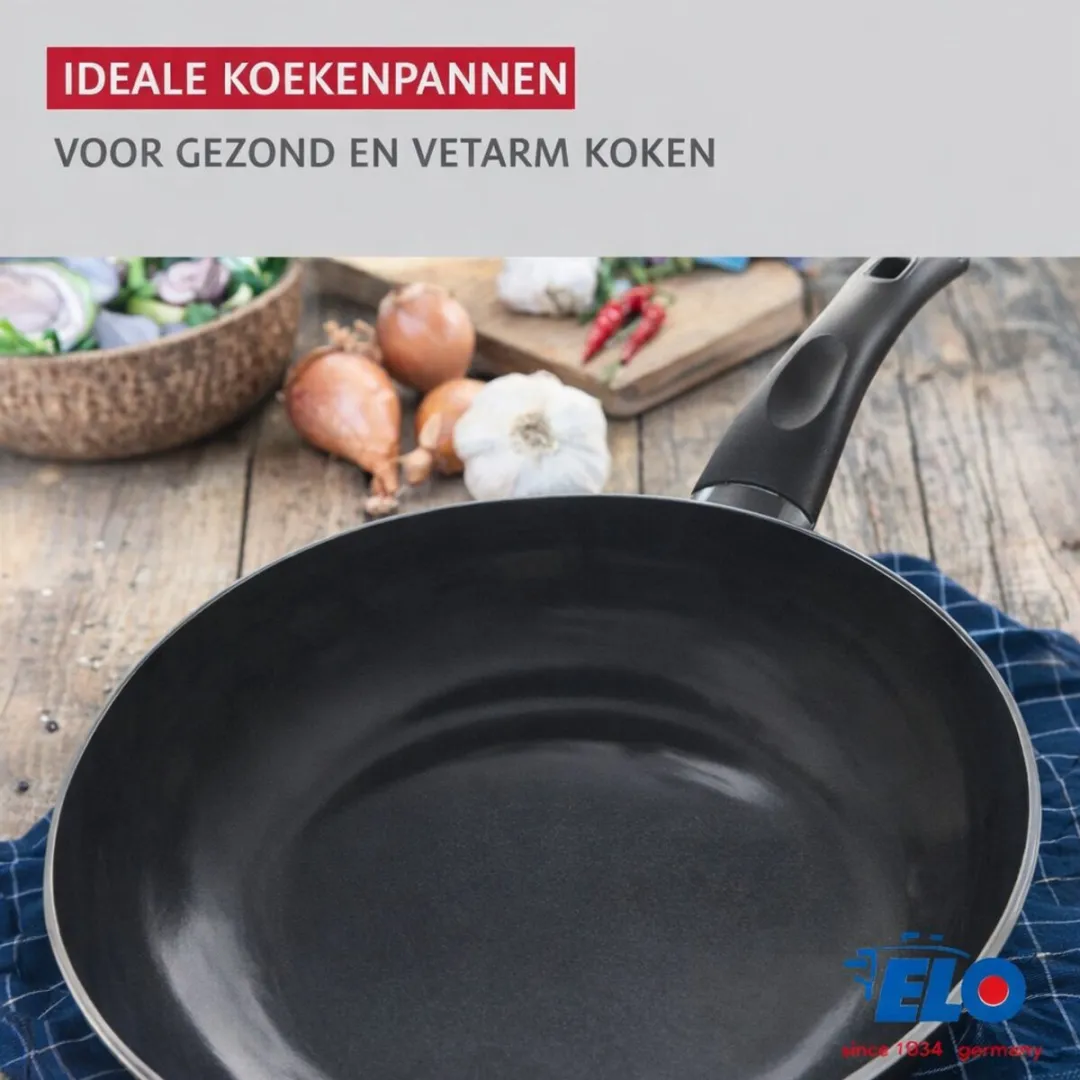 Fackelmann Elo Prima Keukengerei Set 3-delig - 24/32cm + 14cm - Roestvrij staal