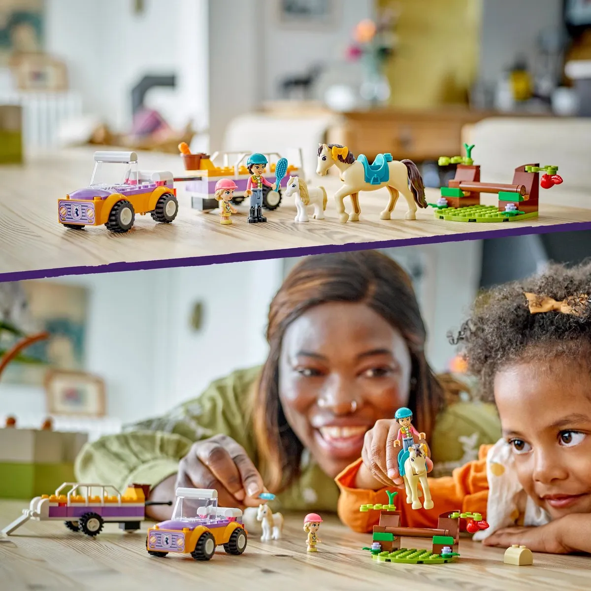LEGO Friends Paard en Pony Aanhangwagen 42634 - 105 Stukken