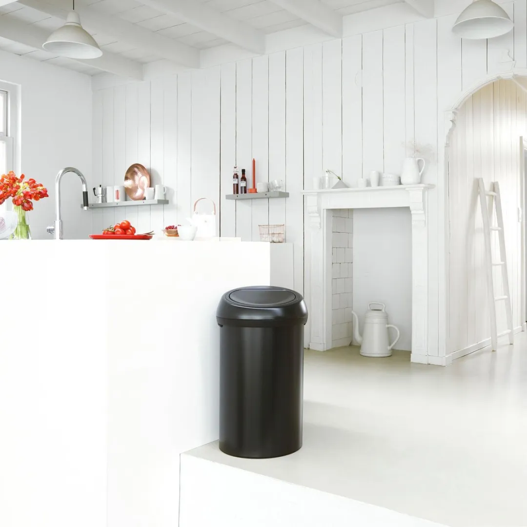 Brabantia Touch Bin Prullenbak 60L - Matt Black