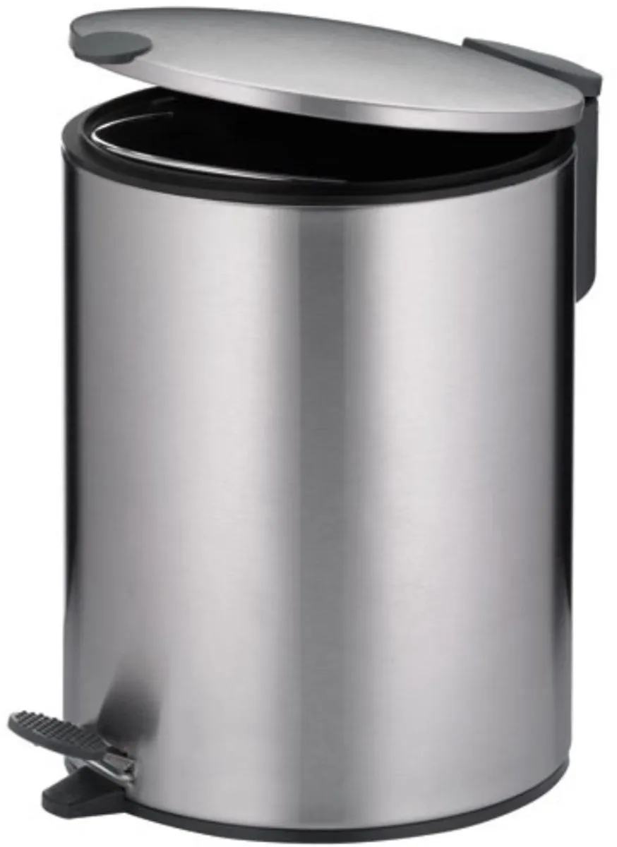 Kela Pedaal Afvalemmer 5L - Zilver MPN 23703