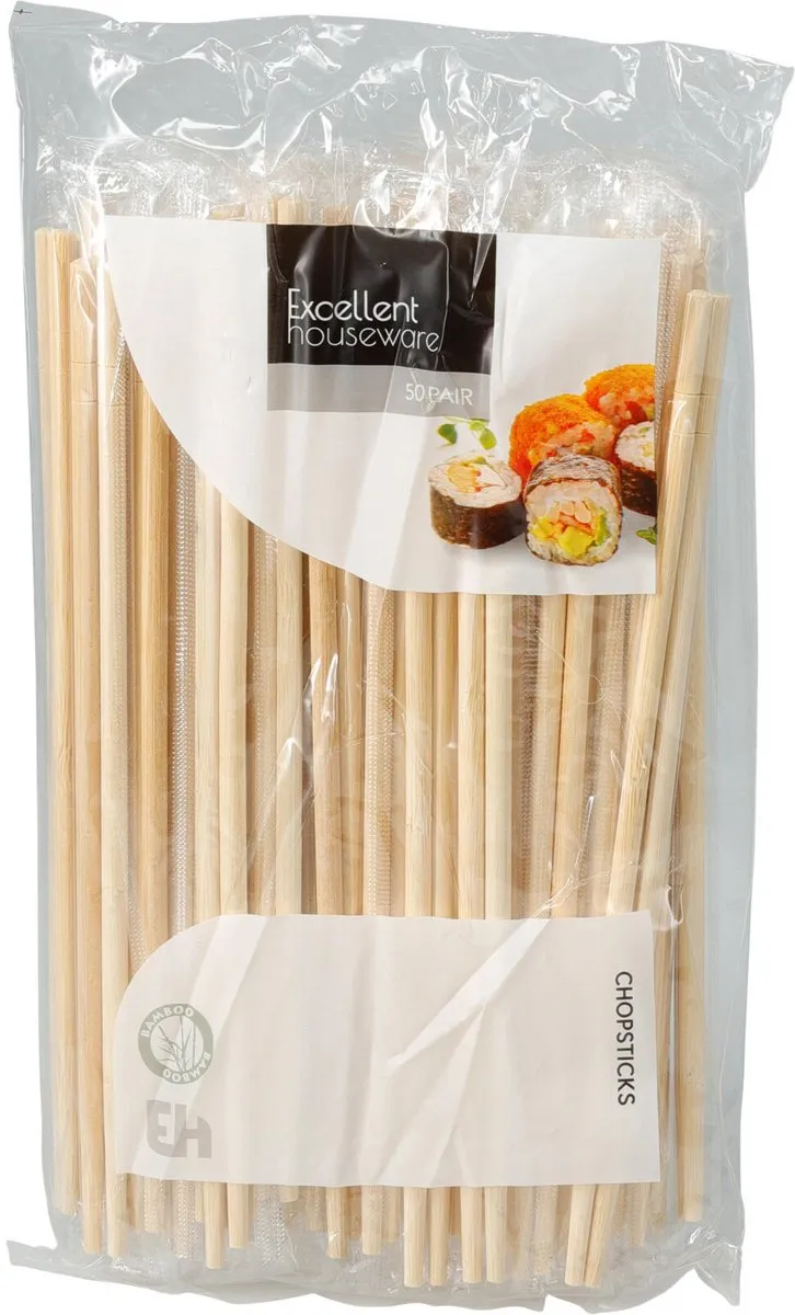 Excellent Houseware Sushi Eetstokjes Bamboe - 100 Paar