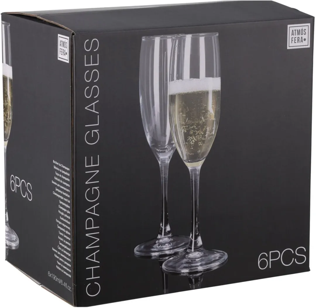 Excellent Houseware Champagneglas 190ml - 24 Stuks