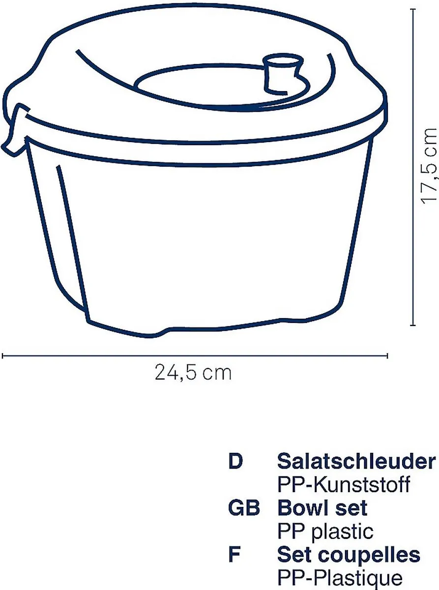 Kela Slacentrifuge 4025457119071 - Grijs