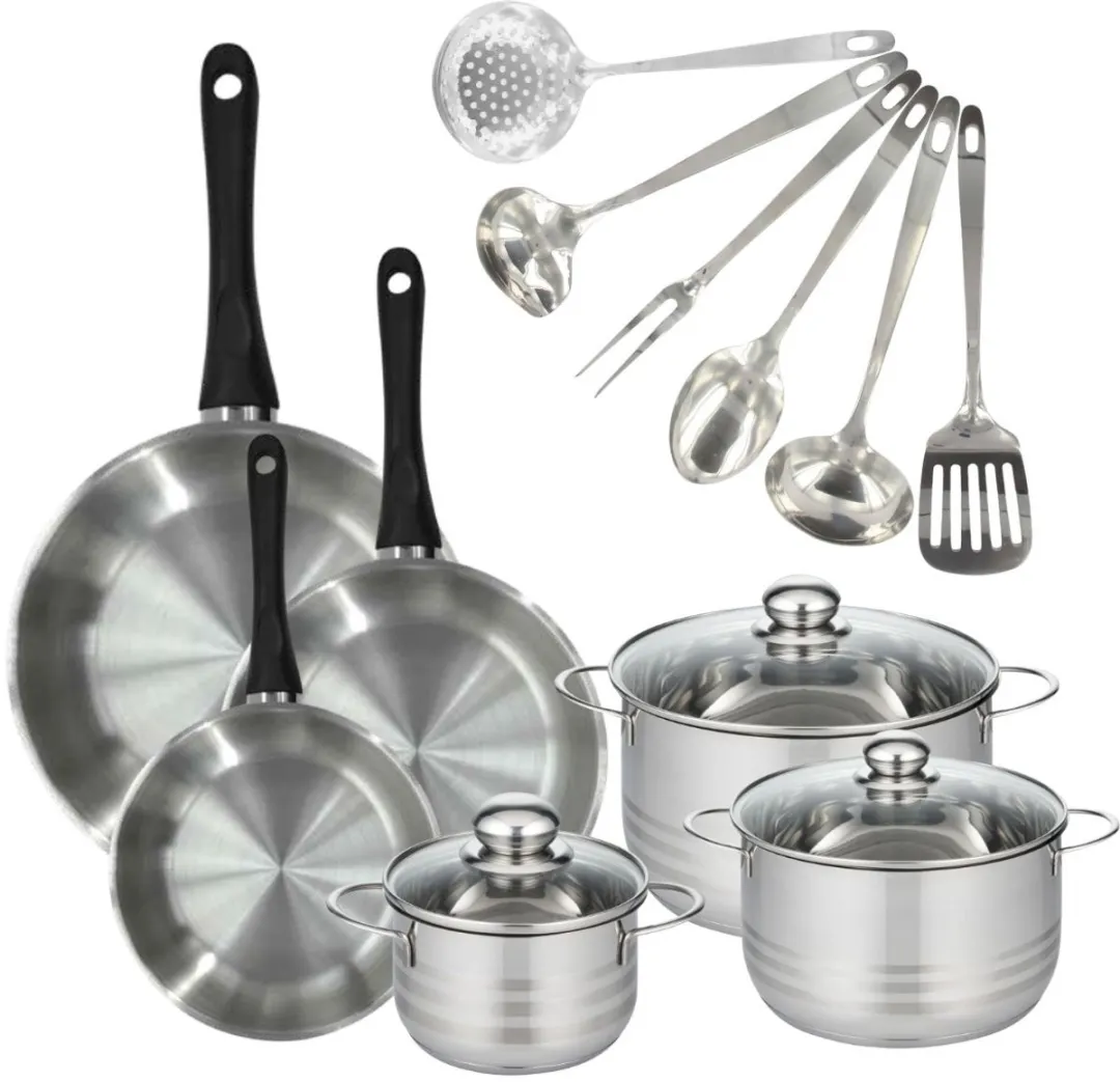 Fackelmann 9358650 Roestvrijstalen Pan Set