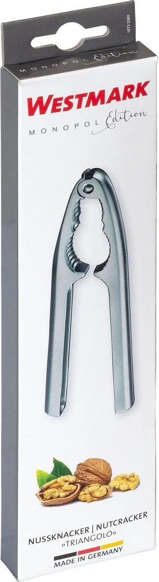 Westmark Triangolo Notenkraker - Monopol Edition - Zilver