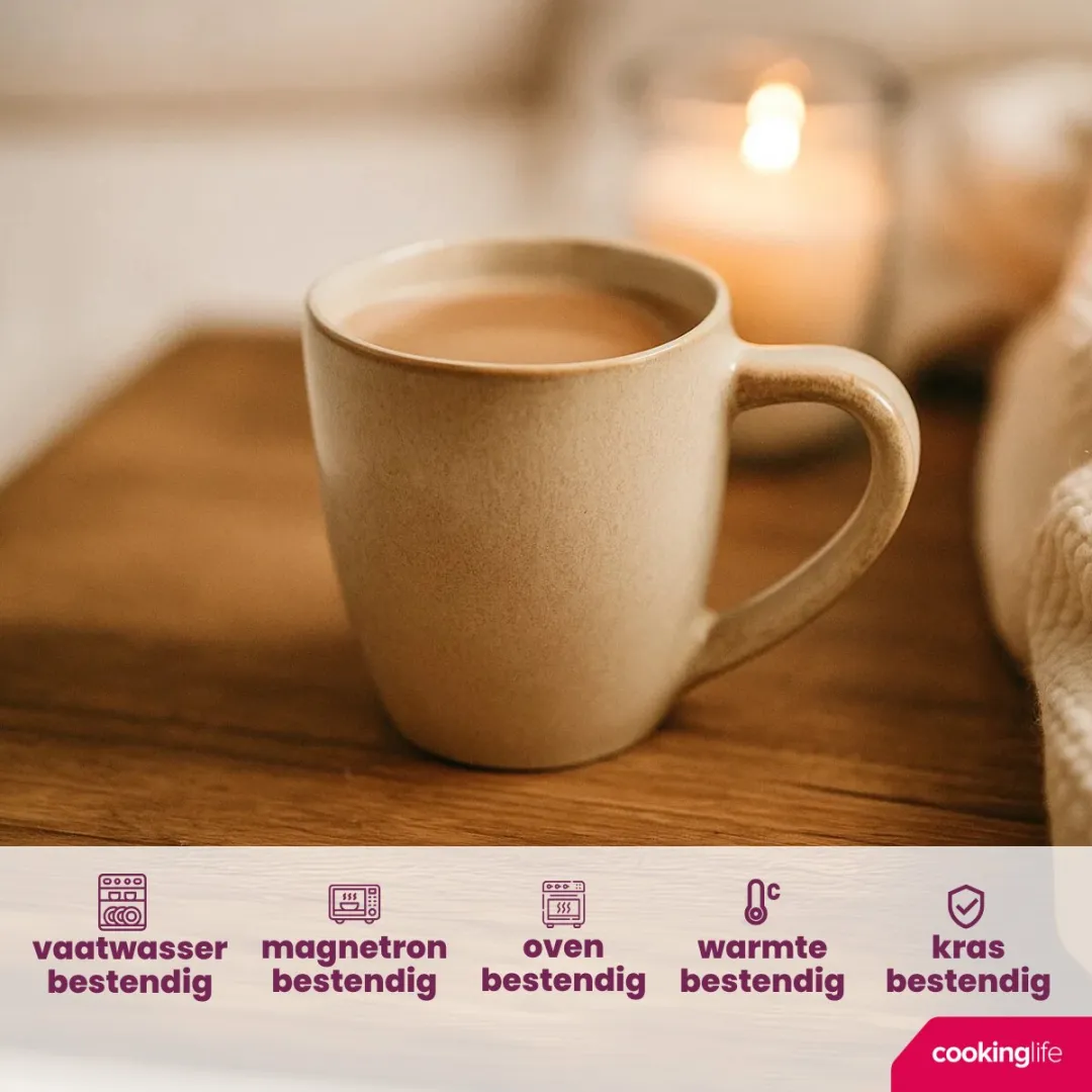 Cookinglife Sabi Koffiemokken - 450ml - 6 Stuks