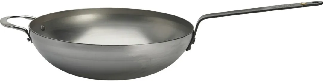 DeBuyer Mineral B Wok 32cm - Staal - Inductiegeschikt