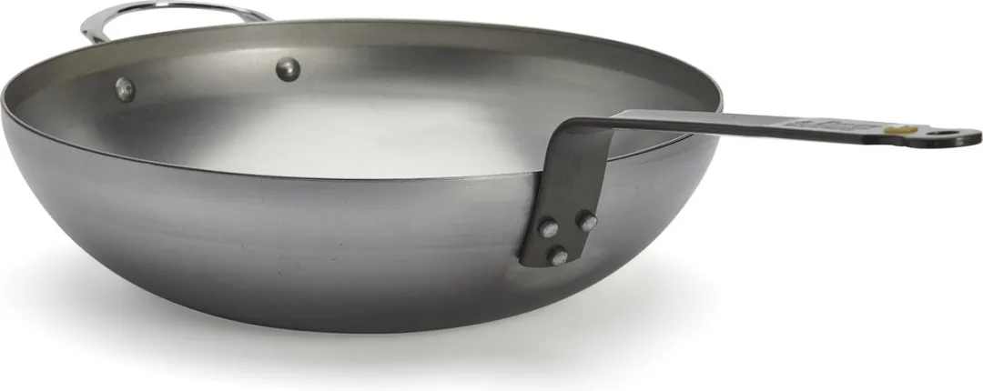 DeBuyer Mineral B Wok 32cm - Staal - Inductiegeschikt