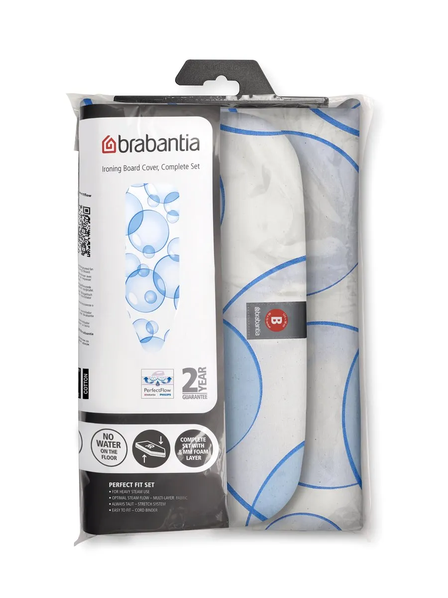 Brabantia Perfect Flow Strijkplankhoes B 124x38cm - Bubbles - afbeelding 6 van 6