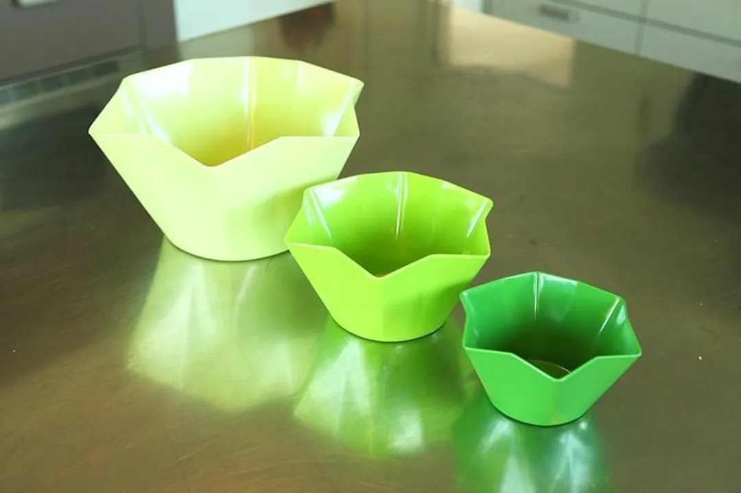 Cookut Strass Saladeschalen Set 3 Stuks - Groen